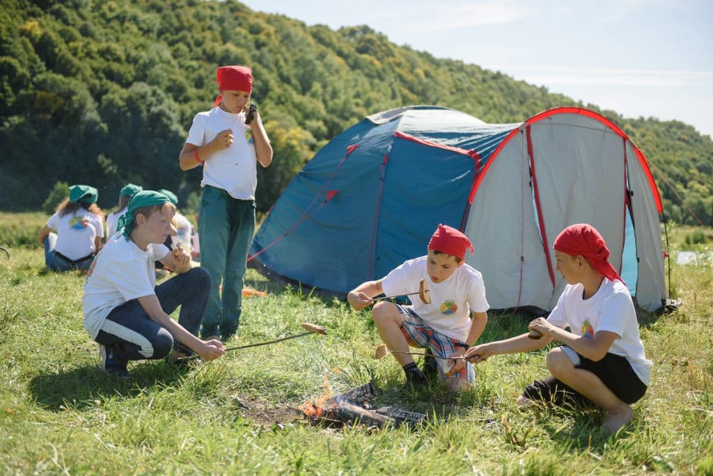 Приготовление еды на костре