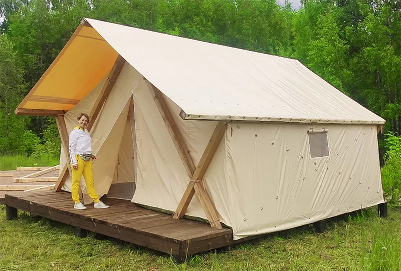 Семейный палаточный лагерь в Нижегородской области
